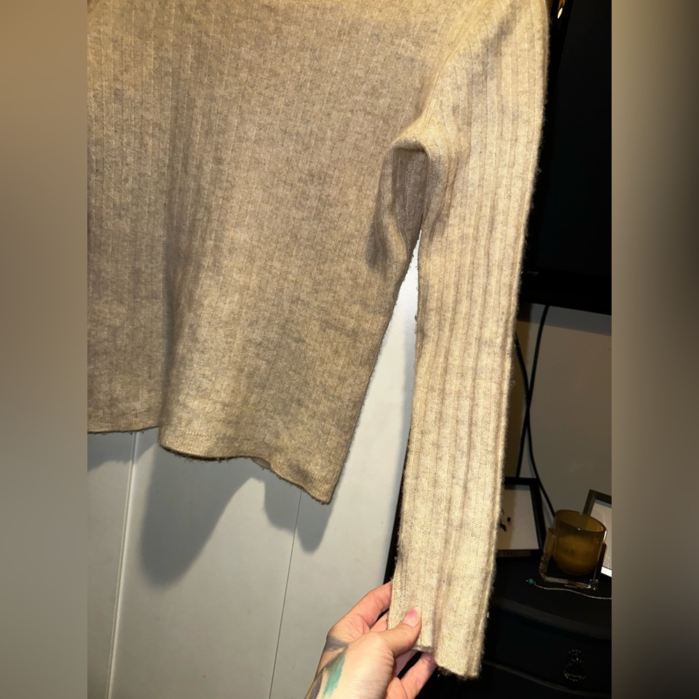 NAADAM Lightweight Cashmere Ribbed Sweater $158 MSRP - Picture 15 of 16